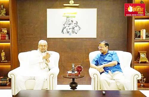 Nitish Kumar Met with Kejriwal