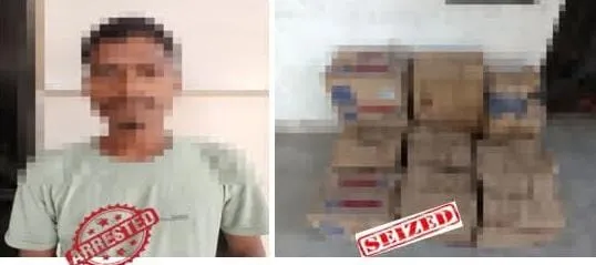 Khagaria News: घर में छिपाकर रखी 106.5 लीटर विदेशी शराब बरामद, युवक गिरफ्तार